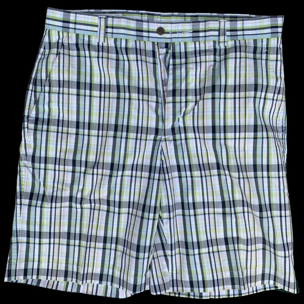 Cutter and Buck plaid shorts